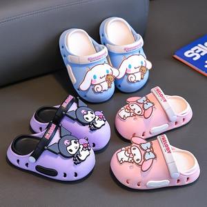 Baru Kuromi Melody anak-anak sepatu gua sandal pantai anti-selip sandal bawah lembut untuk anak-anak luar ruangan musim panas sepatu rendam - Product Image 2