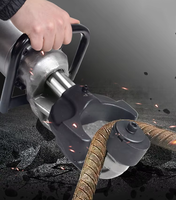 Outil portable de cintrage et de coupe de barres d'armature - Cintrage de barres d'acier 1500W et coupe de 16-23mm 220V pour l'entretien et la réparation sur site