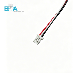 Faisceau de câbles 30AWG UL1061 61MM/0.20ft avec connecteur 3 broches pas de 1.0mm vers extrémités à bande étamée pour connexion interne d'électronique grand public - Product Image 1