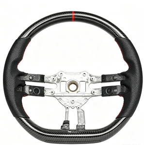 Volant sport en cuir perforé noir en fibre de carbone de haute qualité Benz <span class=keywords><strong>AMG</strong></span> S63 S65 E53 E63 C43 <span class=keywords><strong>C63</strong></span> A35 A45 CLA35 CLA45 G63 - Product Image 1