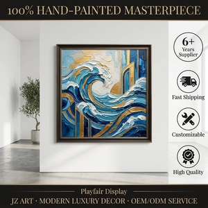 Peinture à l'huile sur papier, art mural abstrait européen moderne, figurine de <span class=keywords><strong>femme</strong></span> personnalisée, magnifique, durable, écologique, décoration intérieure et cadeaux - Product Image 1