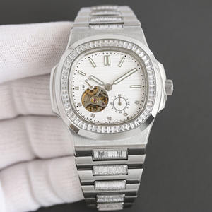 Reloj Mecánico para Hombre de Edición Limitada con Diamantes, Movimiento Automático, que Irradia Vitalidad Juvenil y una Sensación de Composición - Product Image 3