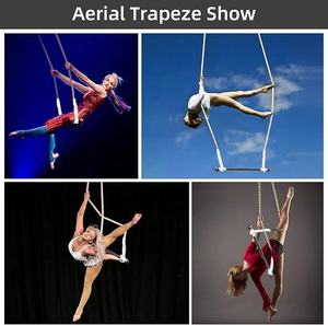 Barre de trapèze aérienne de 2 m, directement de l'usine - Barre en acier de qualité supérieure, idéale pour les arts aériens en intérieur et en extérieur - Pour le <span class=keywords><strong>cirque</strong></span> - Product Image 6