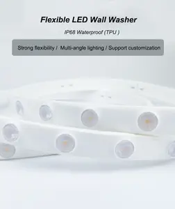 IP68 decorazione esterna RGB RGBW 24V 24W flessibile per esterni luce lavapavimenti a LED