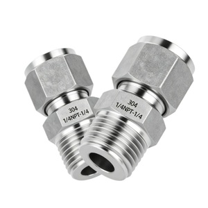 Raccord de compression en acier inoxydable 316 de qualité marine, connecteur mâle droit pour la <span class=keywords><strong>plomberie</strong></span> de bateau - Product Image 3