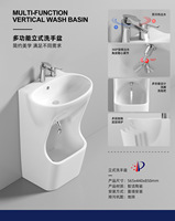 Lavabo Wudu ovale moderne à double niveau, design de style arabe pour le lavage des pieds des musulmans, utilisation en hôtel ou villa, matériau céramique, drain inclus