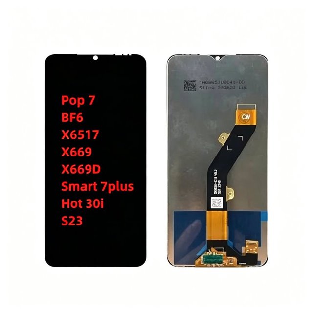 Replacement Crown Display for Tecno Pop 7 Lcd Pantalla for Infinix Hot 30I X669 X669C X669D Touch Screen Digitizer Assembly