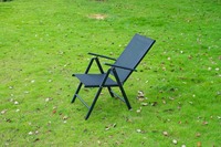 Hitree – chaise de plage à dos haut pliable et Portable pour table de jardin