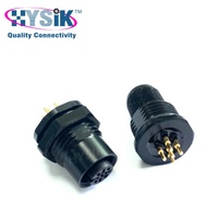 Conector M12 de 5 Pines, Recto, con Conexión Trasera, Hembra/Macho, para Sensor Exterior