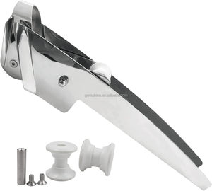 Rouleau d'<span class=keywords><strong>ancre</strong></span> de proue pivotant en acier inoxydable pour bateau, double rouleau d'<span class=keywords><strong>ancre</strong></span> de proue avec broches à dégagement rapide articulées - Product Image 1