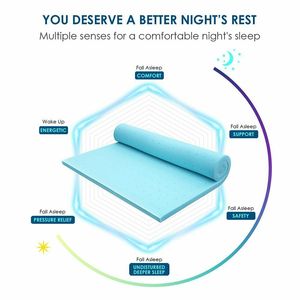 Gel Bộ nhớ bọt Nệm Topper <span class=keywords><strong>Hot</strong></span> Bán 45d certipur-chúng tôi giá nhà máy bán buôn - Product Image 6