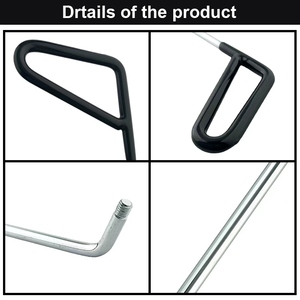 Tiges d'outils de carrosserie en aluminium en gros, 8 têtes de remplacement en alliage argentées, pour ateliers de <span class=keywords><strong>réparation</strong></span> automobile professionnels, <span class=keywords><strong>prix</strong></span> d'usine - Product Image 2