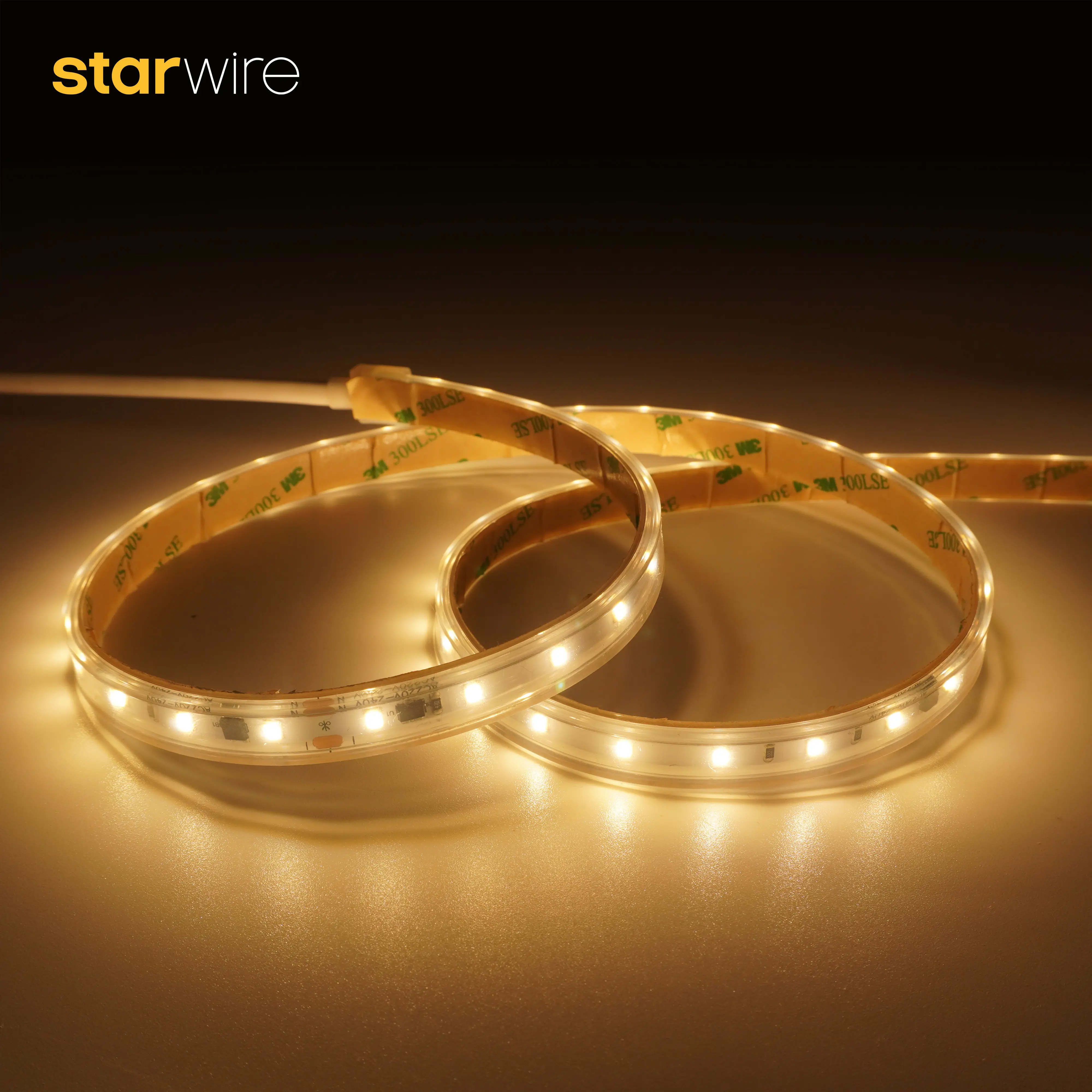 Customized High Light Efficiency IP66 Waterproof 2835 220V High Voltage Led Strip