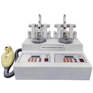 Lab lederen slijtvastheidstestmachine Stof slijtage <span class=keywords><strong>tester</strong></span> ASTM D4060 Taber slijtage testapparatuur - Product Image 1