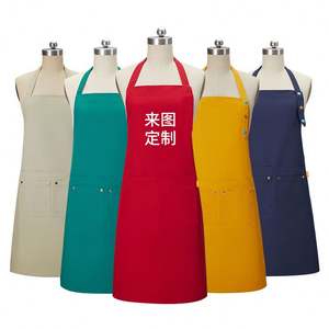 <b>Apron</b> Customized logo Customized Waterproof Oil-proof Catering <b>Apron</b> <b>Work</b> Clothes Customized Gift Promotion with <b>Apron</b> Printing - Product Image 1