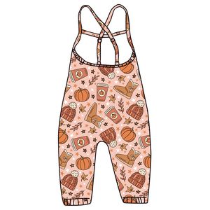Romper de Algodón para Bebés Niñas, Modelo Leo X Negro, Personalización de Fábrica OEM/ODM, Estampado Hawaiano, Verano - Product Image 2