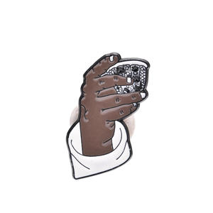 Pegatinas de esmalte suave con diseño de taza de metal grabadas a medida para teléfonos y accesorios diarios - Product Image 6