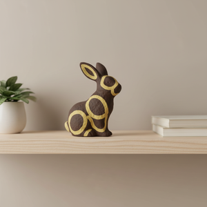 Décoration de <span class=keywords><strong>lapin</strong></span> en <span class=keywords><strong>papier</strong></span> mâché recyclé GRS pour Pâques - Product Image 4