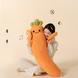Oreiller corporel en peluche Smart Carrot King, aide au sommeil chauffante et apaisante avec enregistrement Bluetooth, compagnon long pour adultes et dormeurs latéraux - Product Image 2
