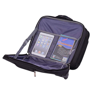 Best Black Large Big Lightweight Carry on Rolling <strong>Ladies</strong> Wheeled Weekend Travel Duffel <strong>Bag</strong> With <strong>Wheels</strong> for Men Women - Product Image 5