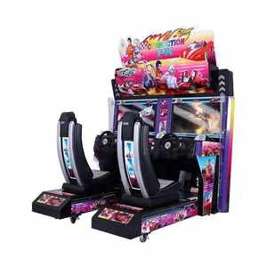 Two-player driving simulator HD display racing <b>game</b> Amusement park <b>game</b> <b>machine</b> Custom logo <b>arcade</b> <b>game</b> Coin operated simulator - Product Image 1