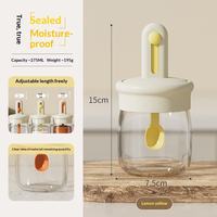 Salière de cuisine, bouteille à épices hermétique et résistante à l'humidité, récipient à épices en verre pour la maison
