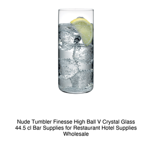 Vaso Highball Finesse 44.5 cl, Altura 15.1 cm, Diámetro 6.6 cm, Cristalino, Color Nude - Product Image 2
