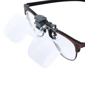 MG19156 Clip-On Magnifying Lenses Devices Low Vision Aids For Fly Tying, Reading, Hobby, Crafts