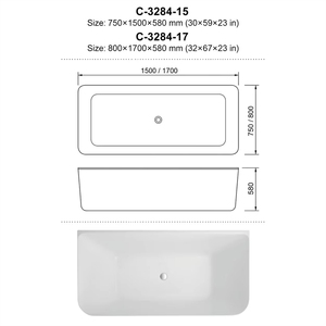 <span class=keywords><strong>Baignoire</strong></span> autoportante à <span class=keywords><strong>angle</strong></span> droit pour salle de bain minimaliste, 150 cm, en acrylique, pour marque privée - Product Image 3