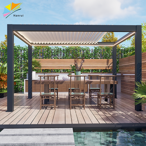 10x14 12x10 10x12 ft <strong>for</strong> Motorizada <strong>Cover</strong> Waterproof Proof Winter <strong>Pergola</strong> with Retractable Awning Shade - Product Image 5