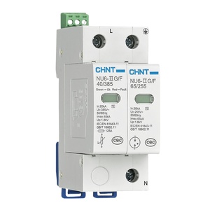 Chint NU6-IIG Loại 2 T2 Lớp II Chnt Bảo Vệ Tăng 40kA 65kA 100kA 2P 4P 275V 320V 385V 460V Sét Bảo Vệ Tăng - Product Image 1