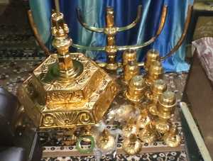 Candélabres de Table de mariage, pièce maîtresse Manorah, vente populaire - Product Image 4