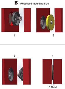 Rv yacht décoration <span class=keywords><strong>enfant</strong></span> boucle panneau de boucle caché plaque intérieure plaque murale boucle supérieure attaches de montage cachées - Product Image 6