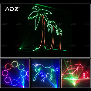 ADZ 3W Portable ILDA Laser Light Show RGBW Émission de couleur WiFi APP & DMX512 Contrôle DJ Laser extérieur avec longue durée de vie de la batterie - Product Image 4