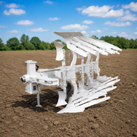 Charrue hydraulique à retourner 4+1 sillons personnalisée pour tracteur, équipement agricole à haut rendement