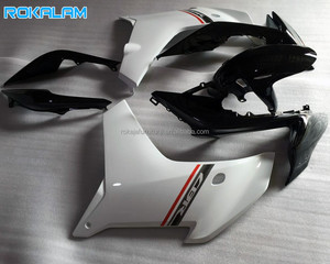 Carenados Blancos y Negros para Honda CBR600F 11 12 13 CBR600 F 2011 2012 2013 <span class=keywords><strong>CBR</strong></span> <span class=keywords><strong>600F</strong></span>, <span class=keywords><strong>Carenado</strong></span> de Motocicleta de Repuesto - Product Image 1