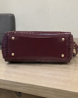 Ensemble de 3 sacs à main pour femmes de qualité supérieure, élégant motif crocodile, sac fourre-tout en cuir verni PU, sac à bandoulière brillant de luxe pour le travail