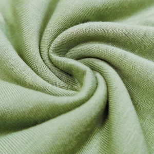 Fabricante de tela Muestra <span class=keywords><strong>gratis</strong></span> Jersey de un solo lado de punto 155 GSM 100% Tela de forro de algodón Tela de camiseta - Product Image 2