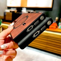 Nuevo Modelo de Funda de Cuero S25 Edge para Samsung Galaxy S25 Ultra, Cubierta para S24 FE S23 S22 S21 Note 20 Ultra 4 23 con Carga Magnética