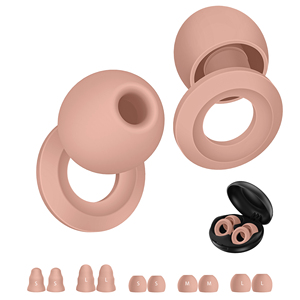 Embouts d'oreille en mousse à mémoire de forme avec logo personnalisé, 5 tailles, filtre acoustique, réduction du bruit, protection auditive, bouchons d'oreille en silicone pour le sommeil - Product Image 3