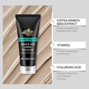 Gommage Visage Doux au Café Marque Blanche 100g Exfoliant Nettoyant en Profondeur Éclaircissant Convient aux Peaux Grasses Usage Quotidien - Product Image 5