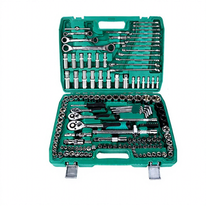 Jeu de douilles de réparation automobile de 151 pièces avec cliquet combiné pour le démontage et la réparation mécanique sur véhicule - Product Image 2