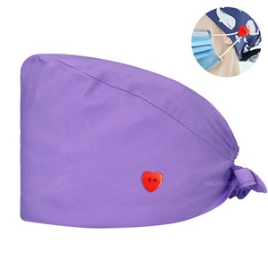 Cappello chirurgico blu carino con Logo fascia multicolore per <span class=keywords><strong>capelli</strong></span> in materiale PP copre per uomini e donne medici infermiere uniformi da sala operatoria - Product Image 3