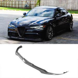 <span class=keywords><strong>Giulia</strong></span> Sport VELOCE Becquet avant en fibre <span class=keywords><strong>de</strong></span> carbone avec découpes d'échappement Noir carbone Poli haute brillance pour <span class=keywords><strong>Alfa</strong></span> <span class=keywords><strong>Romeo</strong></span> <span class=keywords><strong>Giulia</strong></span> 2017-2021 - Product Image 2