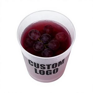 Personalized Frosted PP <b>Plastic</b> Custom <b>Cups</b> with UV Printing 90mm Diameter for Wedding 12oz Juice Drinking Party Supplies - Product Image 6