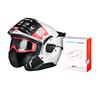 Casque de moto modulaire Scorpion FF906 à visière relevable, double visière, rotation à 180 degrés, certifié 3C, toutes saisons