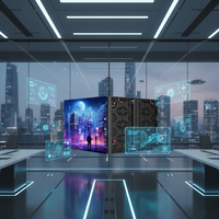 Panneau mural vidéo LED étanche IP65 OEM avec SDK pour affichage publicitaire extérieur suspendu, couleur pleine, 16:9, 5000 cd