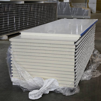 Panneaux sandwich en mousse PU pour toiture métallique, matériau de construction, panneau isolant en polyuréthane, panneau sandwich PU PIR pour murs et toitures