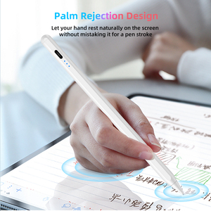 Logo personalizzato schermo capacitivo Touch attivo Tablet matita stilo <span class=keywords><strong>per</strong></span> Apple <span class=keywords><strong>Computer</strong></span> penna con il palmo di rifiuto - Product Image 5