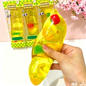 Jouet Squishy Banane Vaseline Transparent Réaliste Fruit Décompression Amusant Anti-Stress Rebond Lent Jouet Fidget Viral à Presser - Product Image 5
